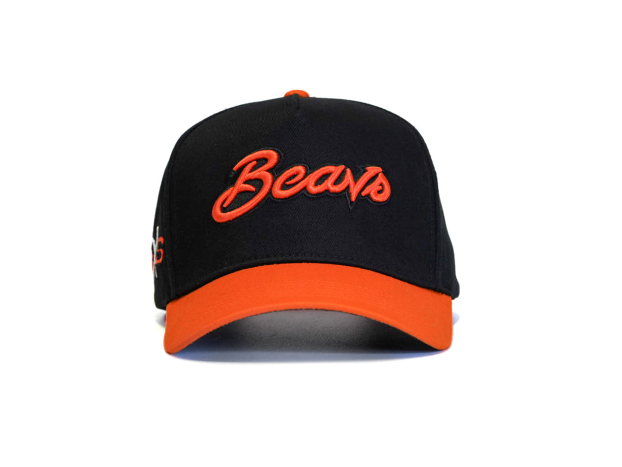 Black BEAVS Script Hat | Beaver State X Dam Nation Collective