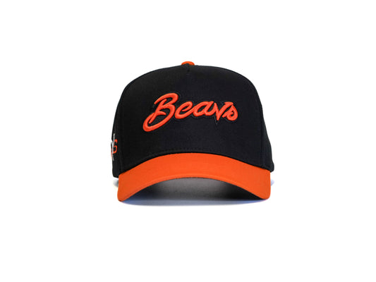 Black BEAVS Script Hat | Beaver State X Dam Nation Collective